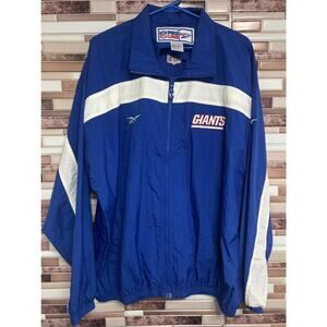 Reebok NFL Pro-Line New York Giants Windbreaker Light Jacket Size Large